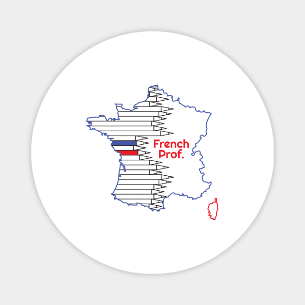 French Prof logo Magnet by Stecra